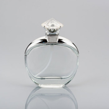Wholesale aftershave manufacture empty clear perfume glass bottle