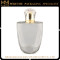 Silver crimp pump luxury custom made empty glass perfume bottle for sale
