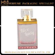 Beautiful hot stamping 100ml vintage perfume bottle luxury perfume bottle