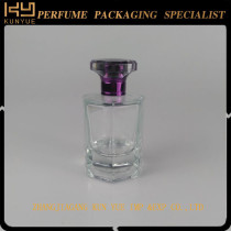 Rectangle High Clear Transparent Perfume glass Bottle Perfume Bottle Simple Style