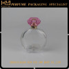 Lady design 2oz red 30ml perfume glass botttle for wholesale red PP cap and gold collar