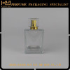 Fabulous extended 50ml empty perfume glass vial with colorful cap