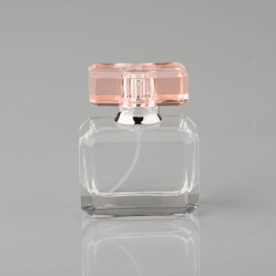 The Newest product 60ml square shape glass Perfume & cosmetic bottle from bottle manufacturer