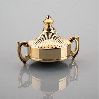 design shape golden perfume aluminum caps