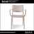 Restaurant stackable nordic plastic cafe chair with armrest