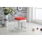 morden leather seat plastic style plastic dining stool chair