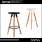 high leg for bar store wood bar stool
