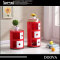 ABS European Country Style Plastic Storage Cabinet 3 Tier plastic cabinet storage