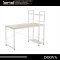 Cheap rectangular office wood standing desk table with metal leg