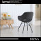 Modern Leisure Fabric Chairs with Wooden Legs Dining Chair PC-081