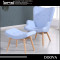 Unique shape design elegant sofa chair,living room furniture fabric sofa chair