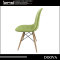 Fabric chair durable dining chair With wood leg