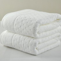 Soft Thick Cotton Dots Embossing Hotel Bath Towel 28