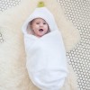 Puj Hug Hands Free Hooded Infant Towel, White