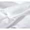 60S 100% Long staple Cotton Luxury Hotel bedding sets with feather weaved White hotel bed linen king size sheets set