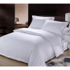 Solid color Hotel home textile 100% cotton White bedding set queen king size 4pcs duvet cover bed sheet bedclothes pillowcases