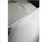 4pcs 100% Cotton 80S 400T  Sateen fabric white hotel bedding with jacquard design  duvet cover set hotel linen
