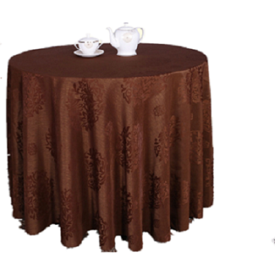 brown table cloth