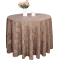 flower jaquard table cover