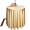 satin table cover