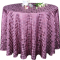 purple table cloth