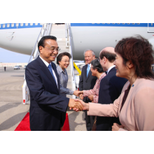 Li Keqiang arrives in New York for high-level discussions at UN