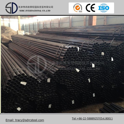 Q345c Carbon Round Black Annealed Steel Pipe