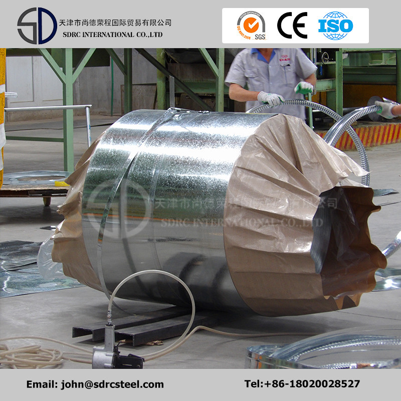 40-275 GSM Zinc Coated Galvanized Steel  Coils