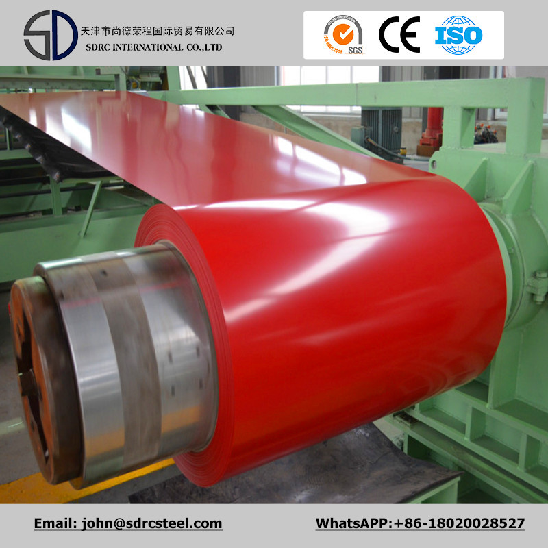 Corrugated Roofing Material PPGI Color Coated Steel Coil