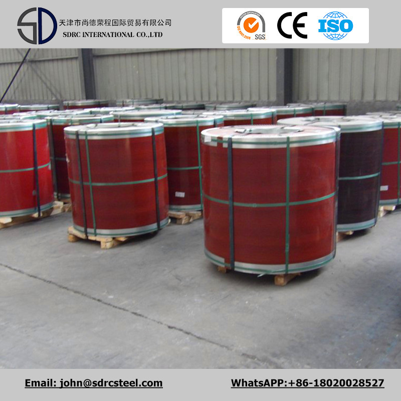 Corrugated Roofing Material PPGI Color Coated Steel Coil