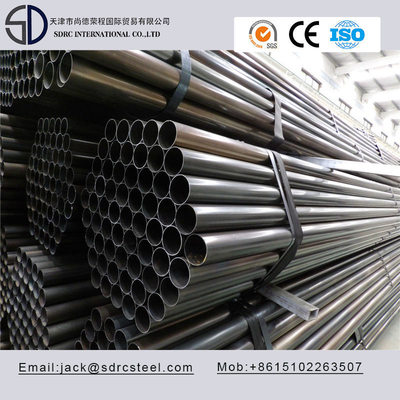 Q195 Carbon Round Black Annealed Steel Pipe for Steel Furniture
