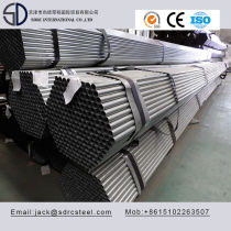 Carbon Q345D Pregalvanized Round Steel Pipe