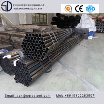 Q195 Carbon Round Black Annealed Steel Pipe for Steel Furniture