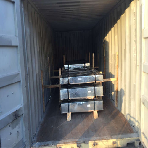 High Standard Loading container for Galvanized Steel Sheet