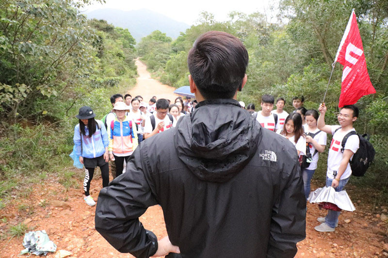 Outdoor Training--Hiking by the seaside