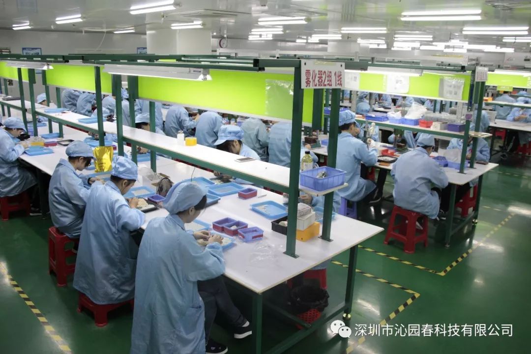 TranSpring Factory,TranSpring Production workshop, TranSpring cartridges, TranSpring disposable vape pen TranSpring Vape batteries