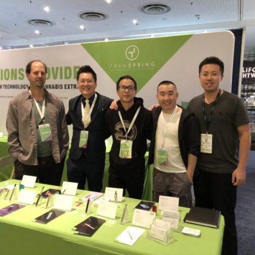 Feria comercial CWCB 2019 de Nueva York con la tecnología de vaporización de cannabis Transpring