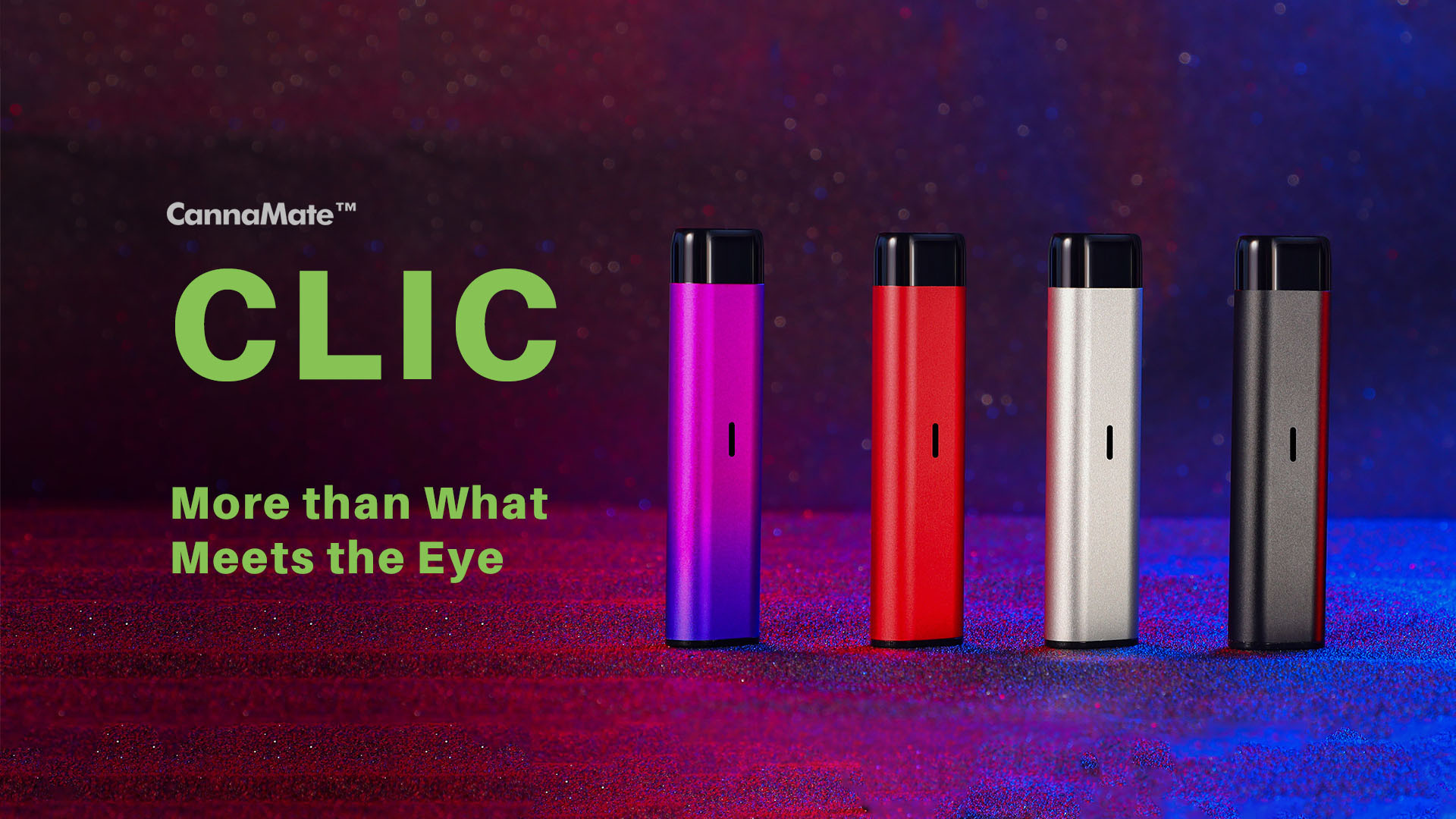 Transpring Cannamate™ Clic, Mini Pod Vape,Smallest Vaping Pod,Small Pod Vape,Pocket Pod Vape,Tiny Pod Vape,Cannabis Pod Vape