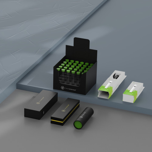 Solución de envasado para vaporizadores de cannabis Transpring