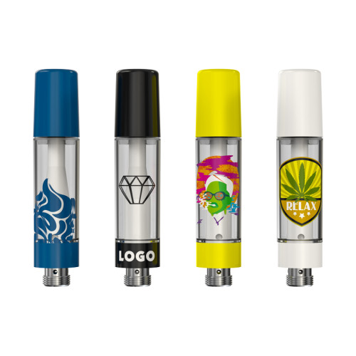 CannaMate™ Clear Cannabis Vape Cartridge with All New Integrated Cotton-free Ceramic Core