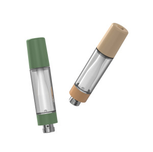Cartucho para vaporizador de cannabis transparente CannaMate™ con el nuevo núcleo de cerámica integrado sin algodón