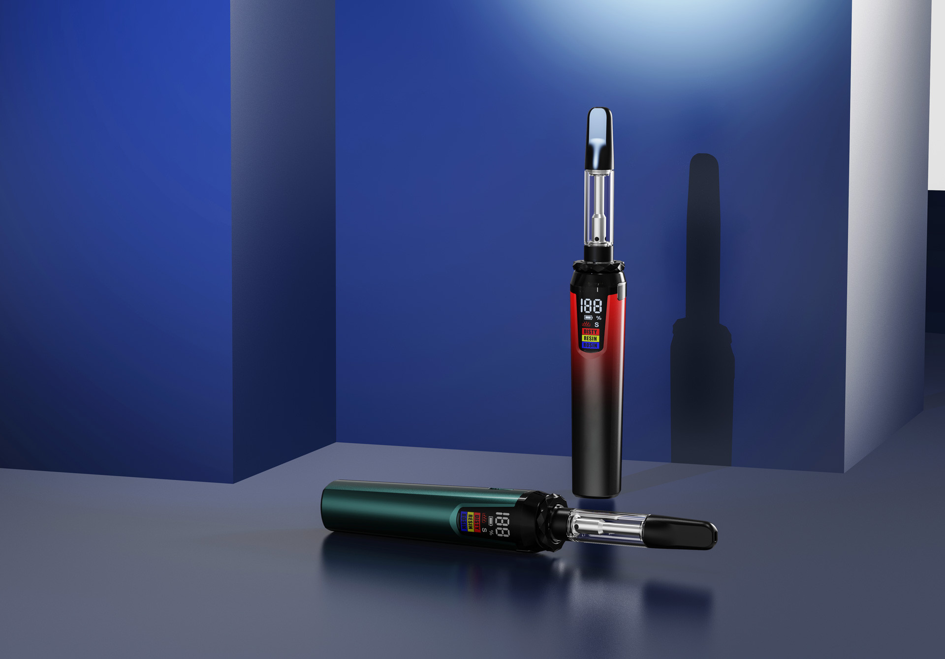 Vape Pen Battery with digital screen-Preheating vape pen battery with adjustable voltage setting-The safest 510 battery