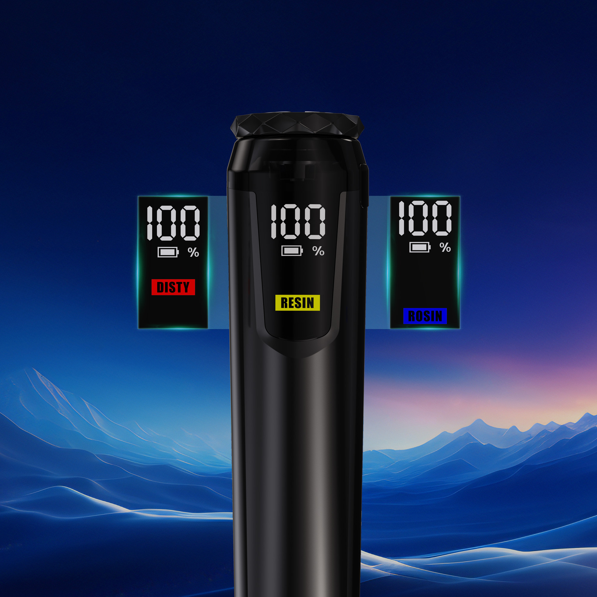 Vape Pen Battery with digital screen-Preheating vape pen battery with adjustable voltage setting-The safest 510 battery