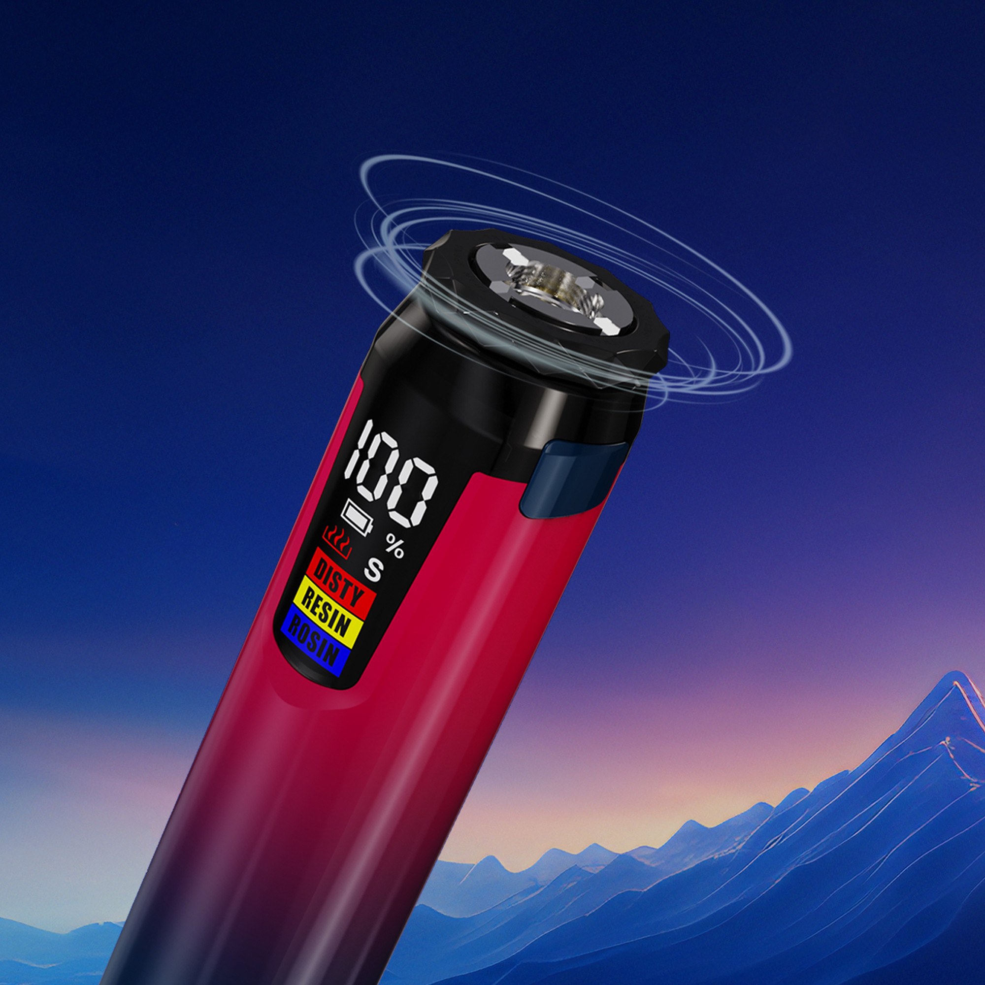 Vape Pen Battery with digital screen-Preheating vape pen battery with adjustable voltage setting-The safest 510 battery