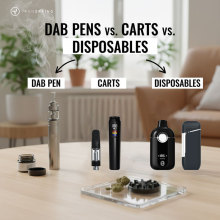 THC Vape Guide: Dab Pens vs. Carts vs. Disposables