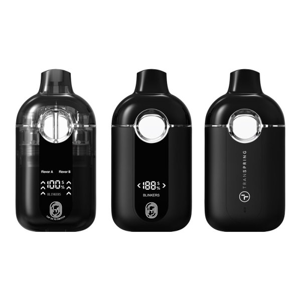 Vape THC desechable CannaMate™ REBEL - Vaporizador de cannabis premium de doble sabor con pantalla digital