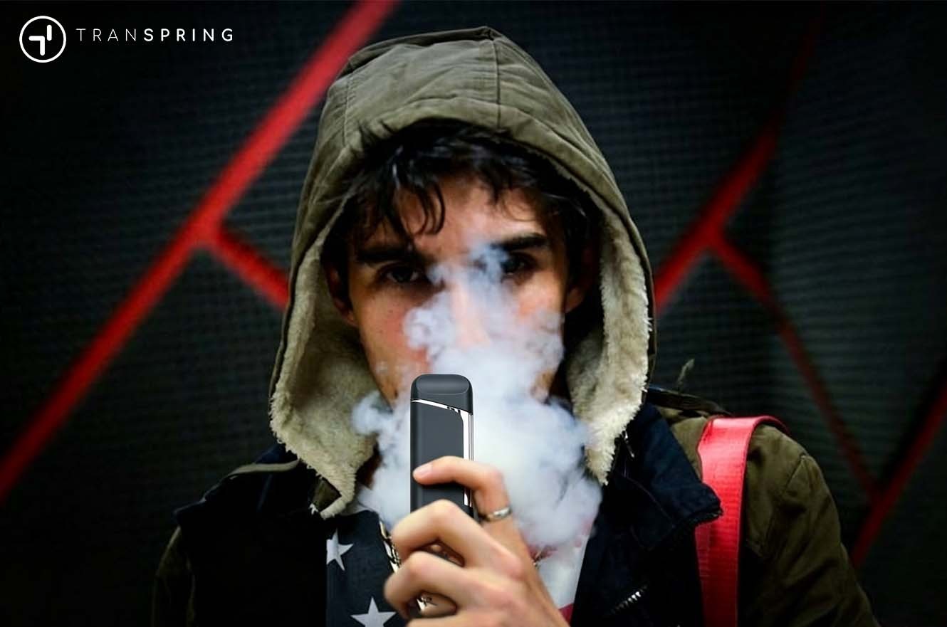Person using a cannabis vape pen with consistent draw experience