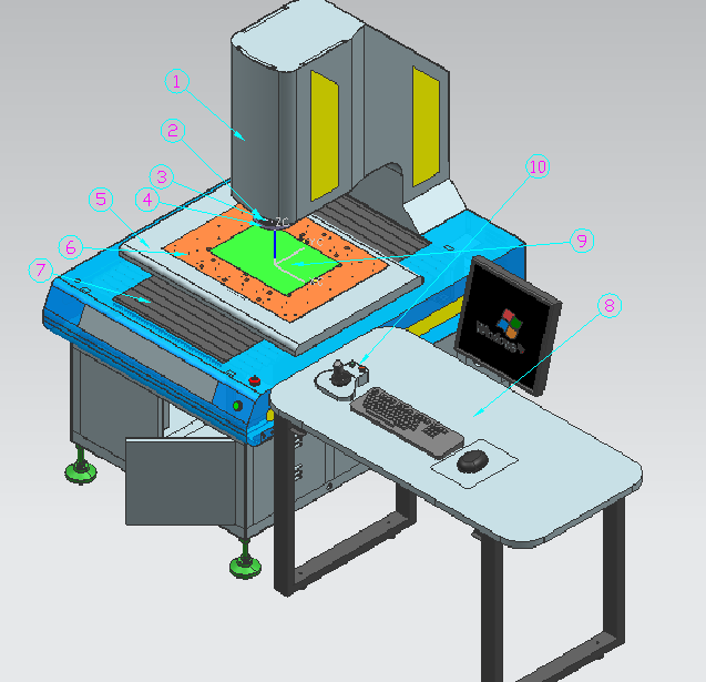 Let's get to know Huda's vision measuring machine