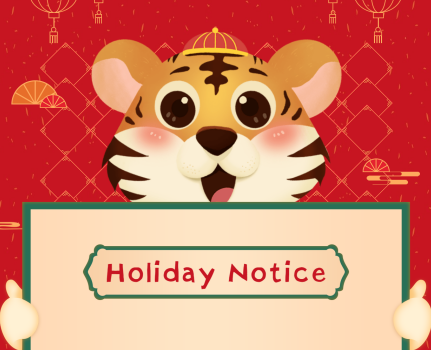 Holiday Notice