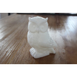 PAINTED OWL LED WAX CANDLE YH5